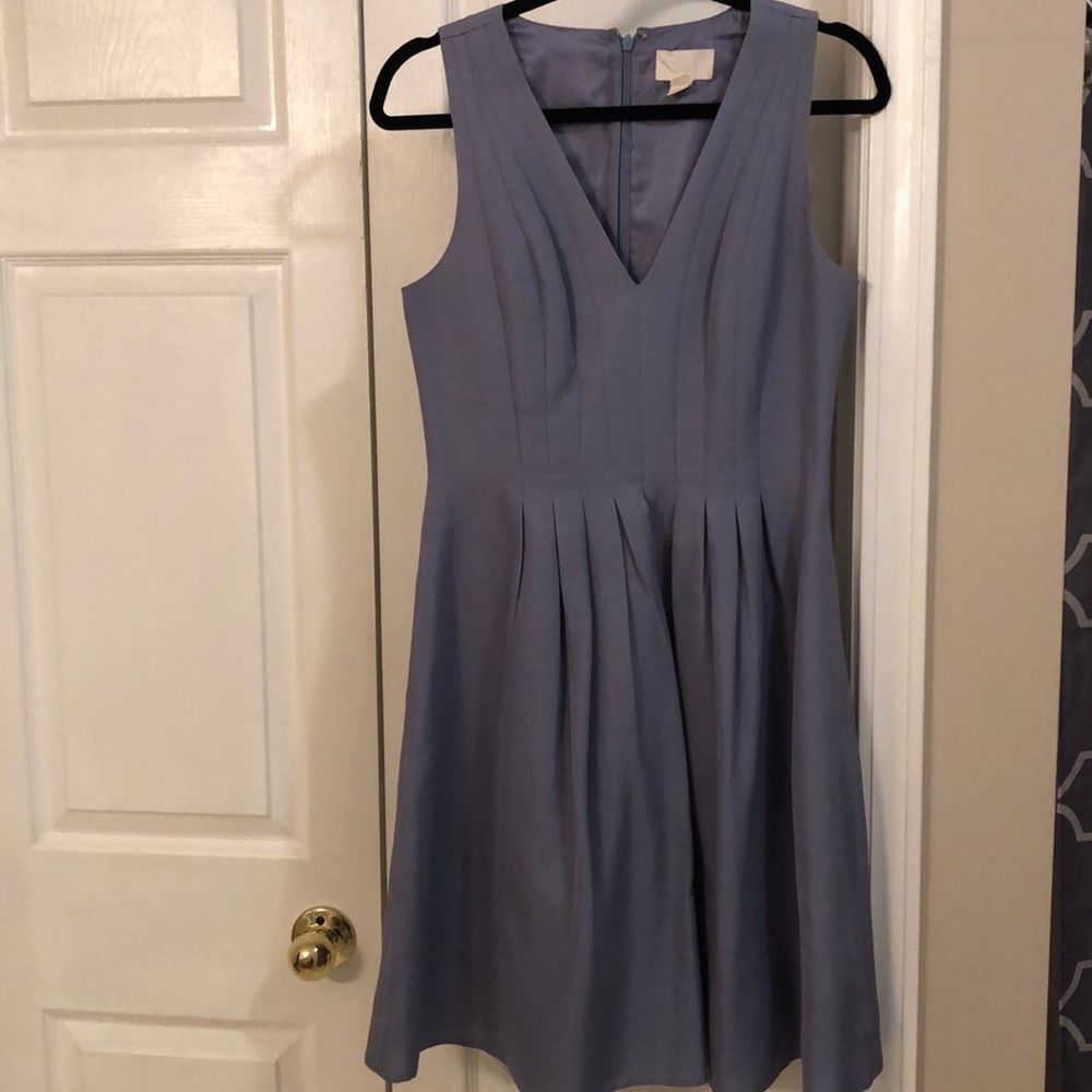 J. Crew dress in light blue gray